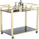 Avondale Black / Gold Bar Cart